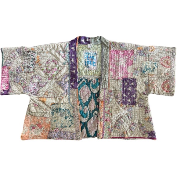 Magnolia Pearl Quilt-Work Ainika Kimono Jacket Layering Piece - Picture 6 of 14